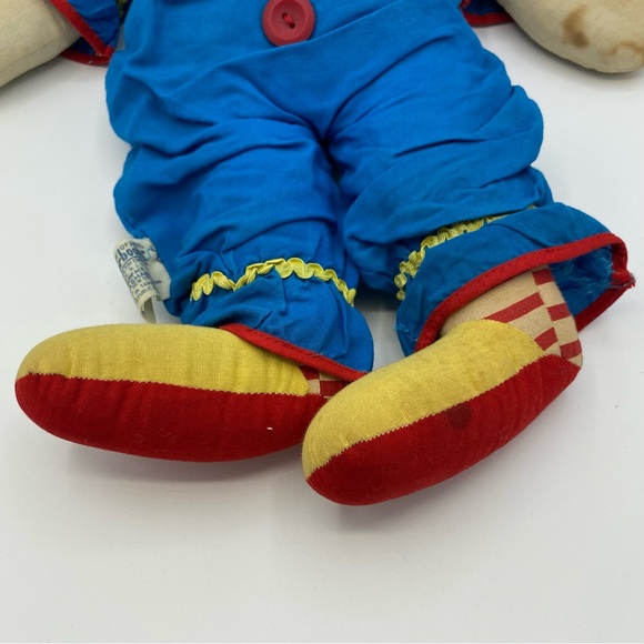 Bozo The Clown Knickerbocker Vintage Plush Toy Rubber Head Soft Body 15 Inch - Picture 6 of 10